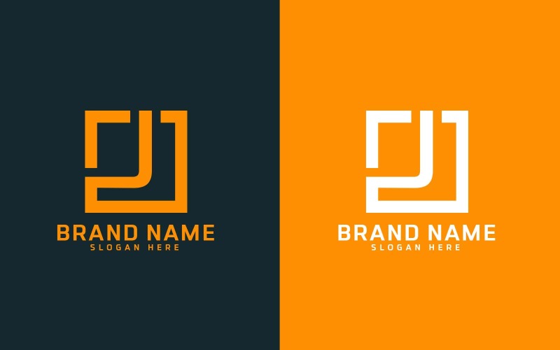 Marca J lettera Logo Design - Identità del marchio