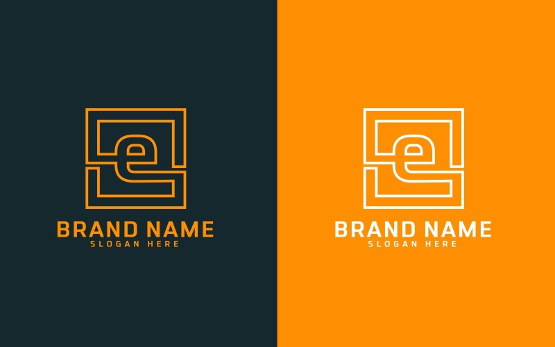 Marka E harfi Logo Tasarımı Küçük harf