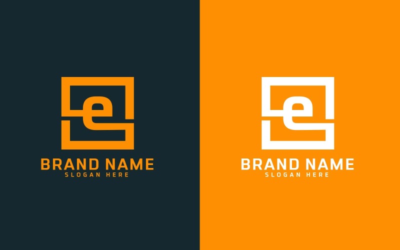 Marque E lettre Logo Design - Petite lettre