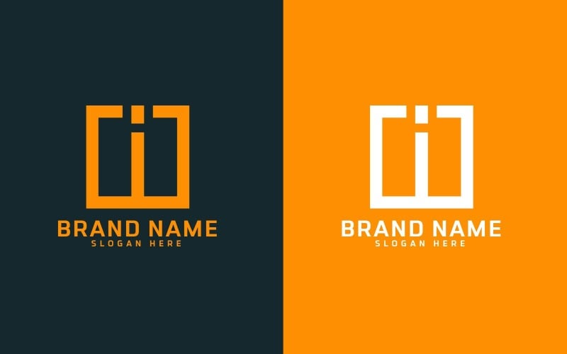 Merk I letter Logo Design - Merkidentiteit