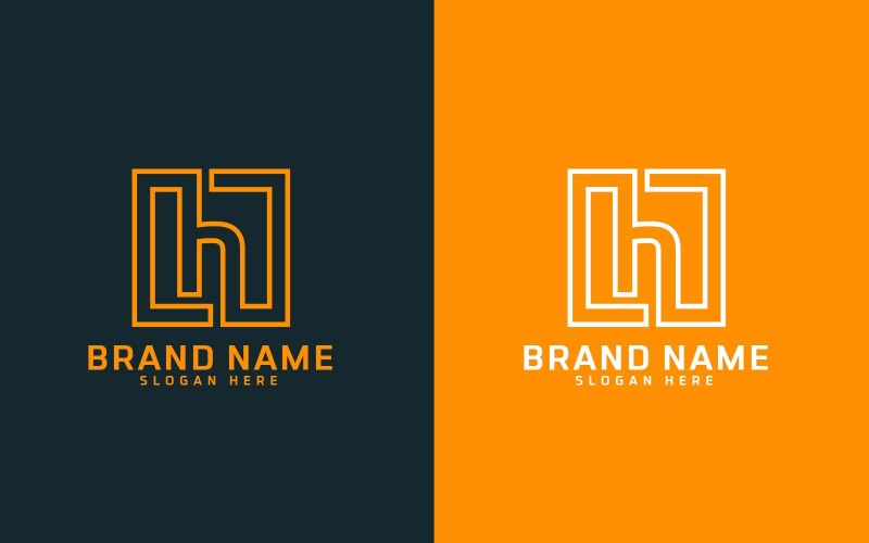 Nouvelle marque H lettre Logo Design - Marque