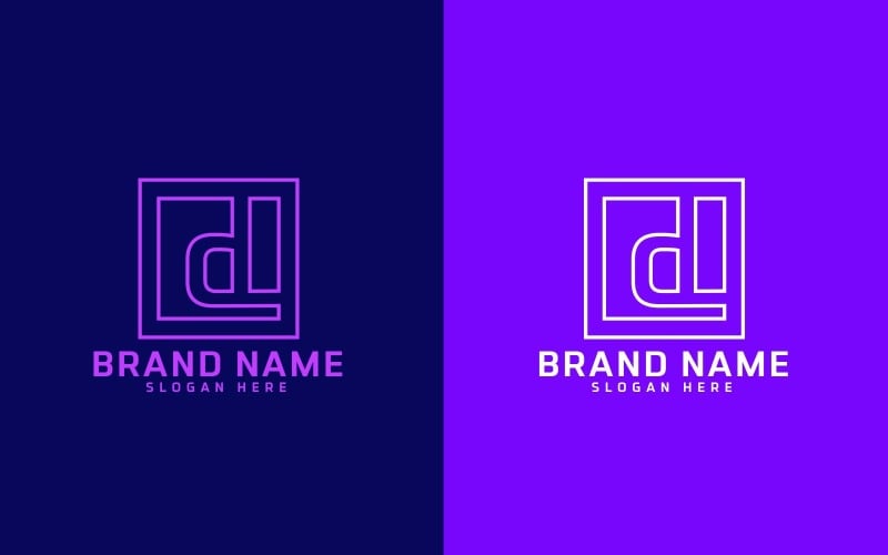 Nuovo design del logo della lettera D del marchio - Identità del marchio
