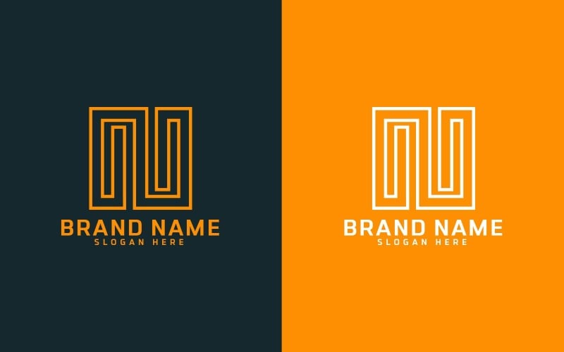 Creatief N letter Logo Design - Merkidentiteit