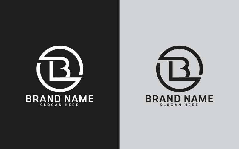 Creative B Letter Circle Shape Logo Design - Brand Identity