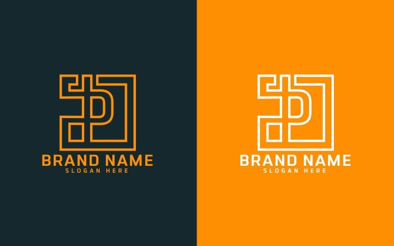 Creative P letter Logo Design - Identità del marchio