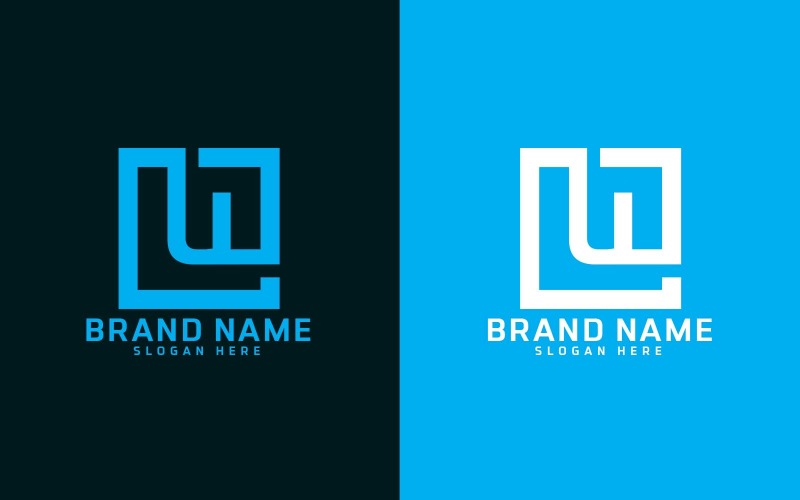 Design de logotipo com letra U da marca - letra pequena
