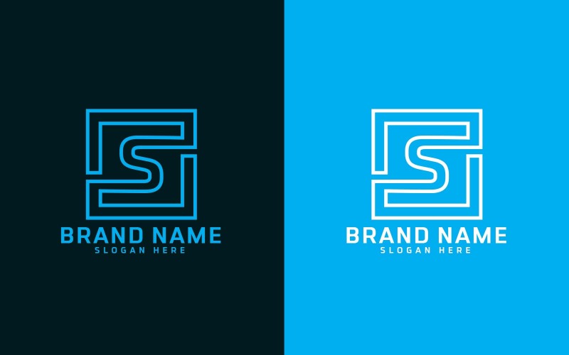 Design de logotipo da letra S da marca - Identidade da marca