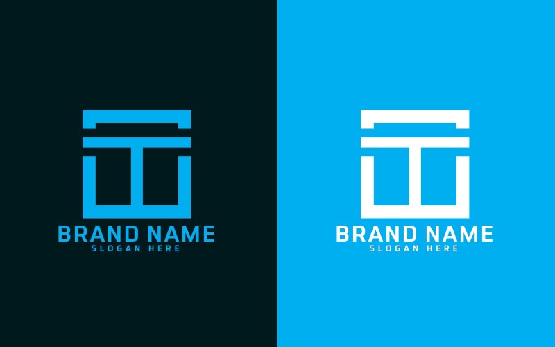 Design do logotipo da letra T da marca - Identidade da marca