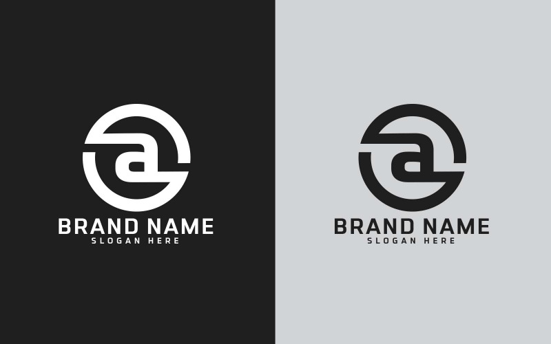 Marque Une lettre Cercle Forme Logo Design - Petite Lettre