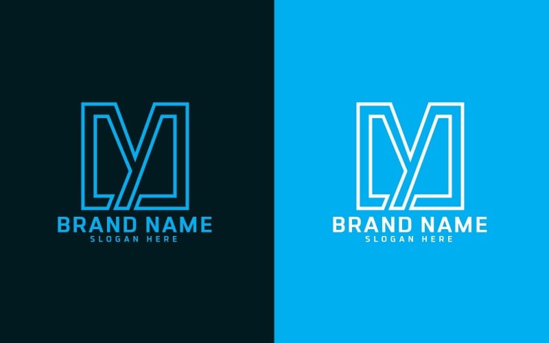 Nieuw merk Y letter Logo Design
