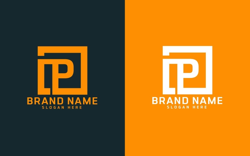 品牌 P 字母标志设计-品牌标识
