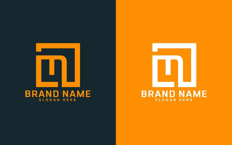 新品牌N字母标志设计
