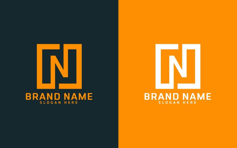 Yeni Yaratıcı N harfi Logo Tasarımı - Marka Kimliği