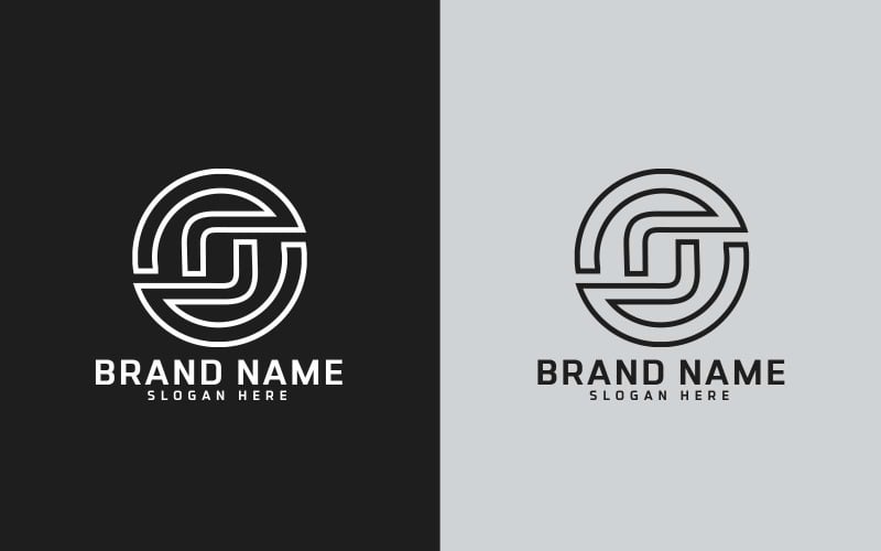 Marchio O lettera Circle Shape Logo Design