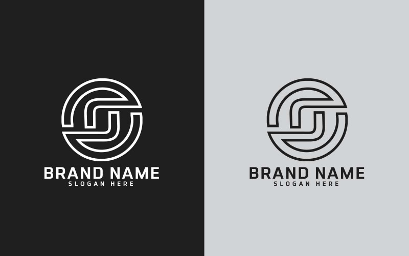Marka O litera koło kształt Logo Design