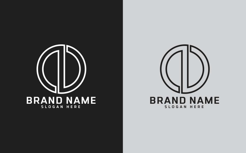 Novo design moderno e criativo do logotipo da empresa - identidade da marca