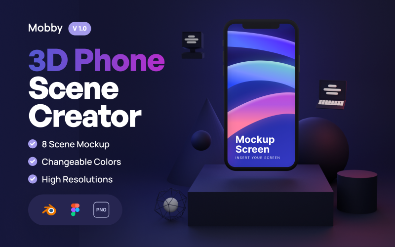 Mobby - Créateur de scènes de téléphone 3D