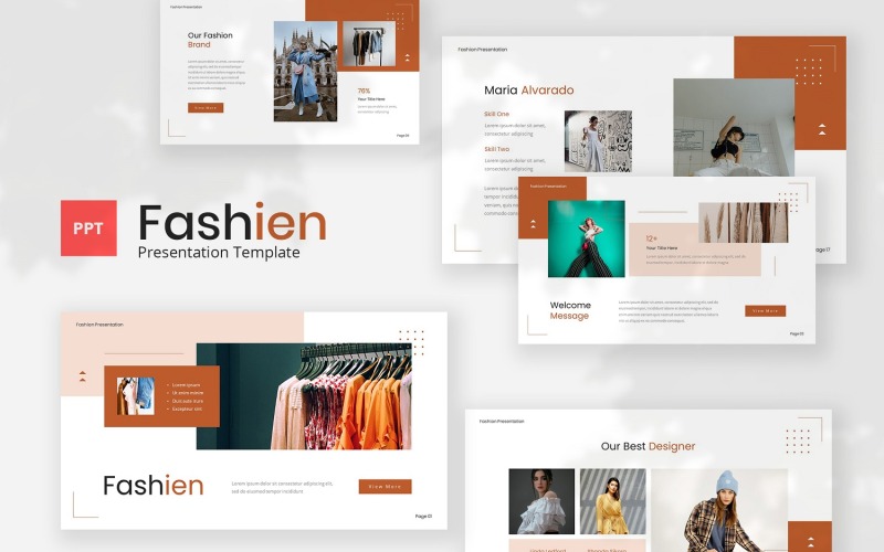 Fashien — Модний шаблон Powerpoint