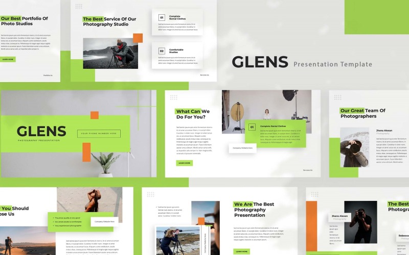 Glens - Fotografi Google Slides Mall