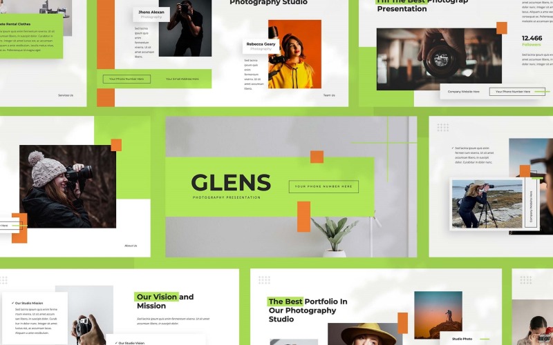 Glens – Fotografie-Keynote-Vorlage