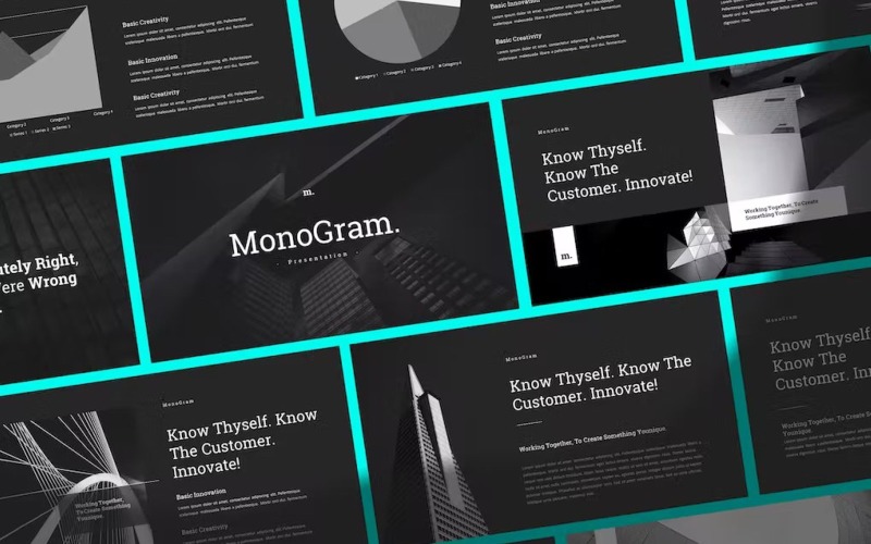 Monogram - Presentazioni Google semplici ed eleganti