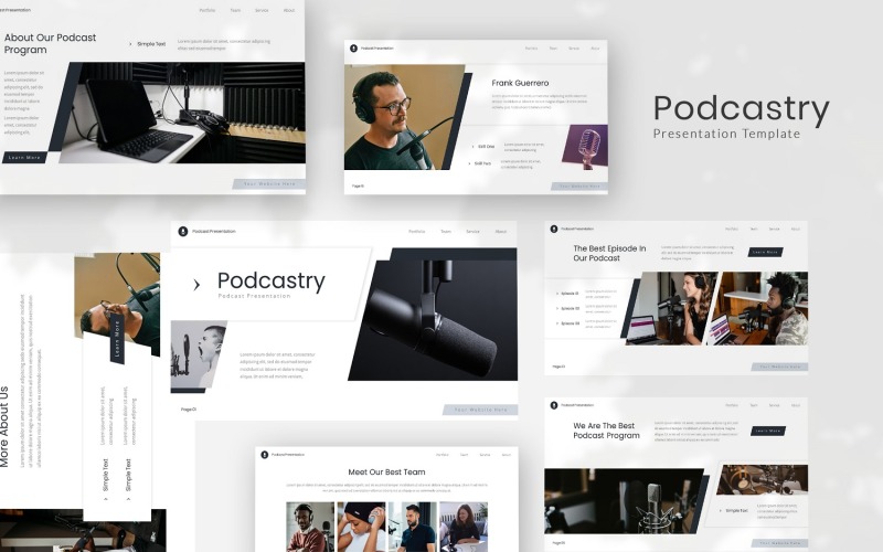 Podcastry – Podcast-Keynote-Vorlage