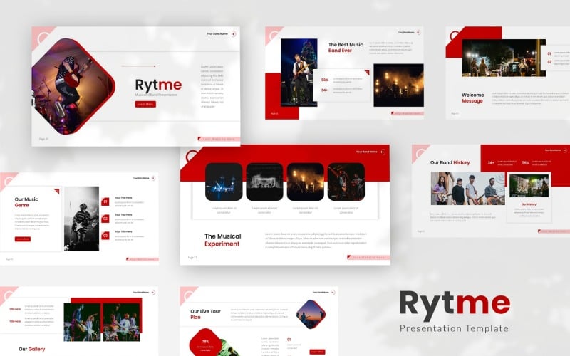 Rytme - Modello di nota chiave della banda musicale