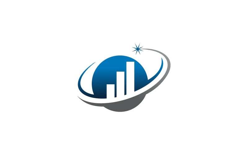 Obchodní úspěch služby logo šablony abstraktní design