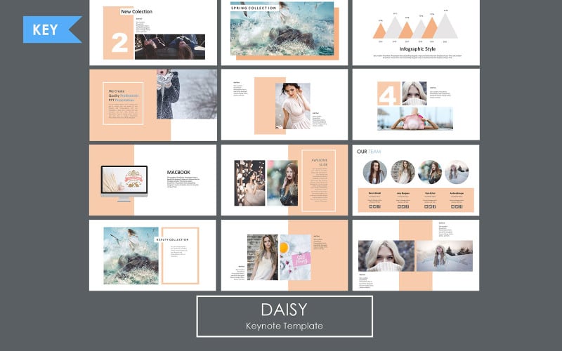 Daisy - Moda Keynote - Keynote şablonu