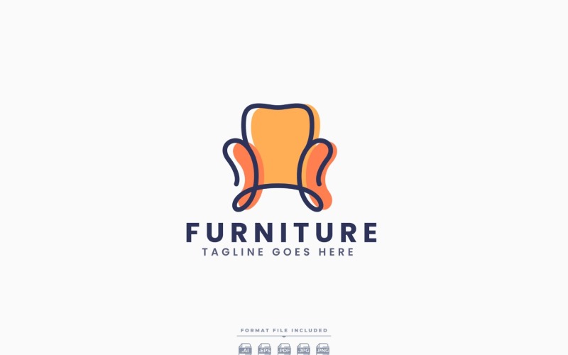 Дизайн логотипа мебели