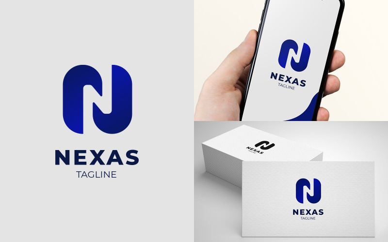 Логотип Nexas у формі букви N