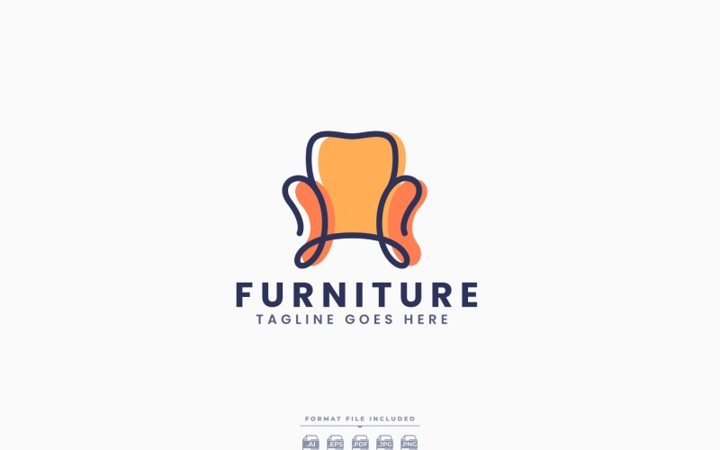 Meubilair Logo sjabloonontwerp