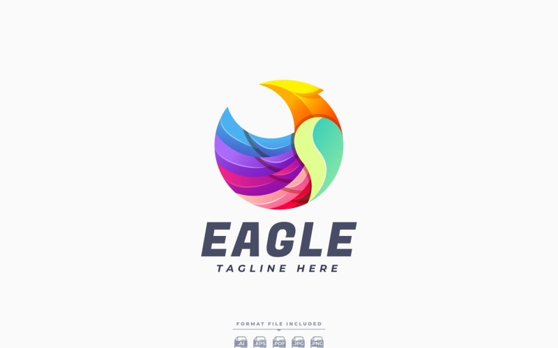 Návrh šablony loga Eagle Bird