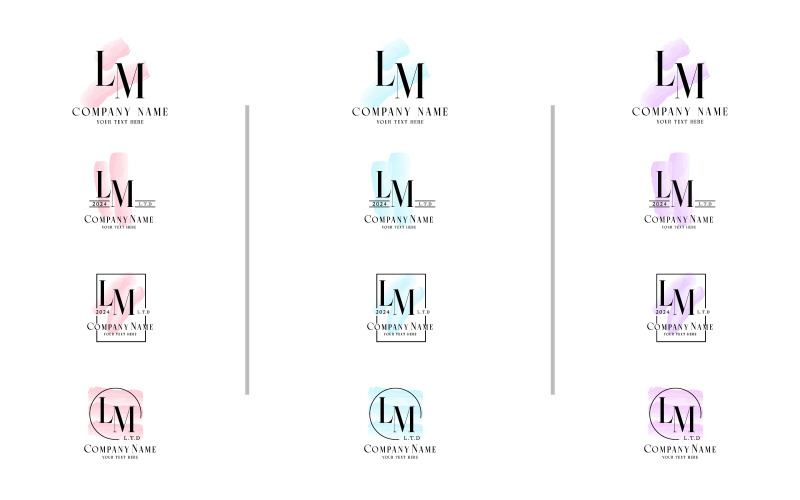 Branding LM logo templates