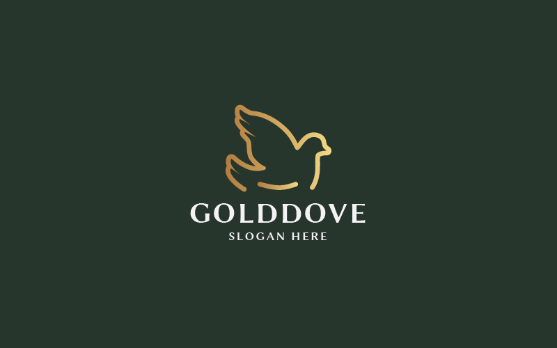 Modelos de Logo Gold Dove Pro