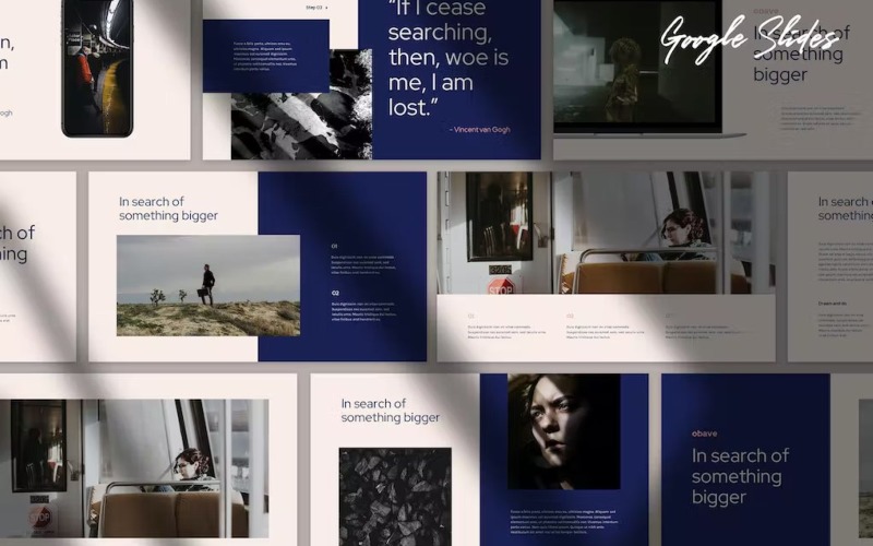 Obave - Diapositives Google sur le thème commercial minimal