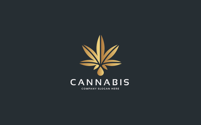 Cannabis Oil Pro Logo Template #351964 - TemplateMonster