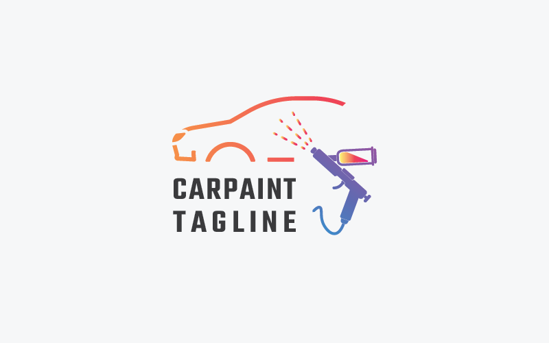 Шаблон логотипу Car Paint Pro