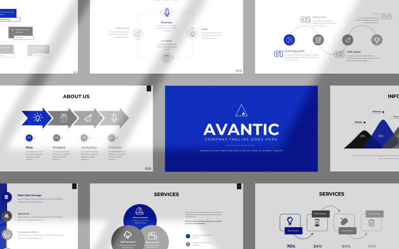 Apresentação Minimal Exclusiva em PowerPoint