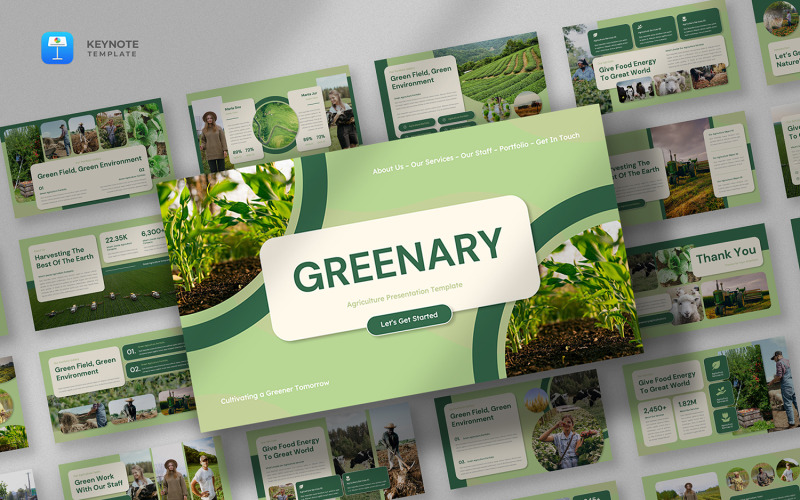Greenary - Modello di nota chiave per l'agricoltura