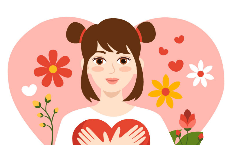 12 Mulheres Ilustração de Amor Próprio