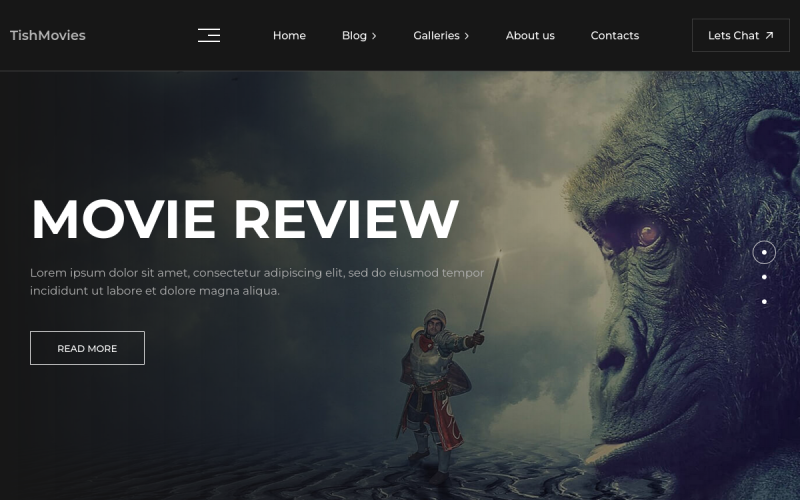 TishMovies - Filmrendező, filmkritikák és áruház WordPress sablon