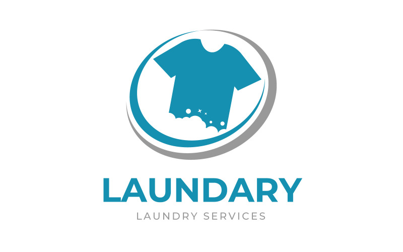LAUNDARY logo tasarımlı yıkama bezi