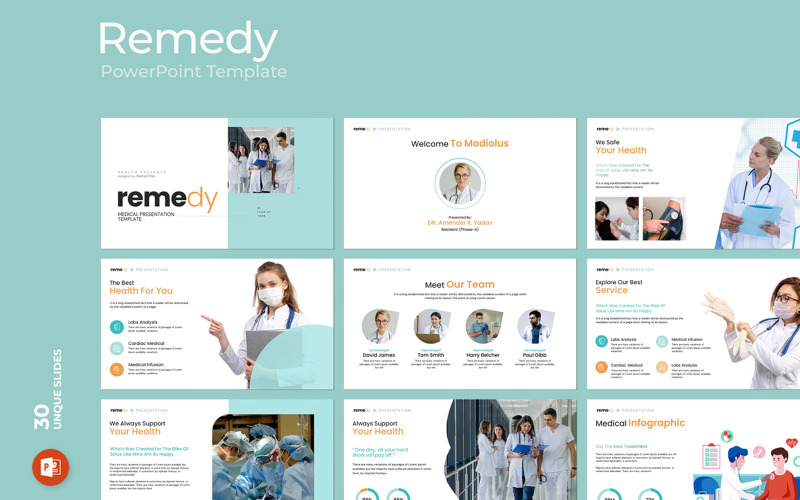 Remedy Medical PowerPont Presentation Template
