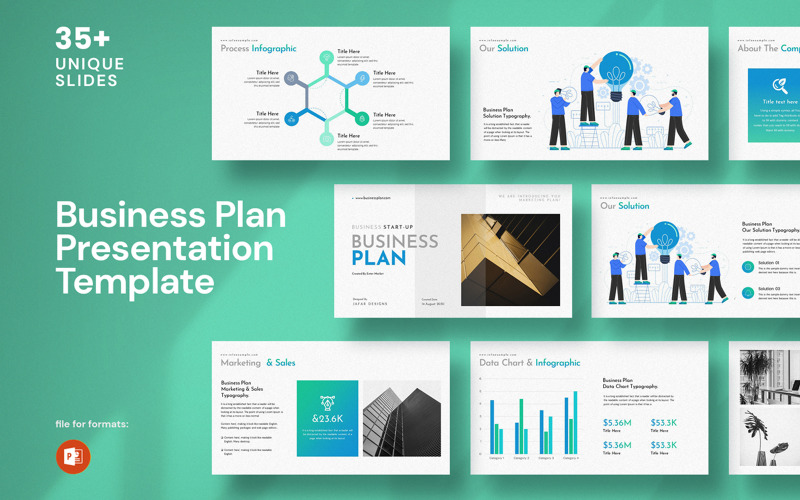 Шаблон презентации бизнес-плана PowerPont