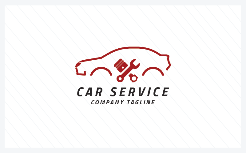 Bil Service Pro-logotypmallar