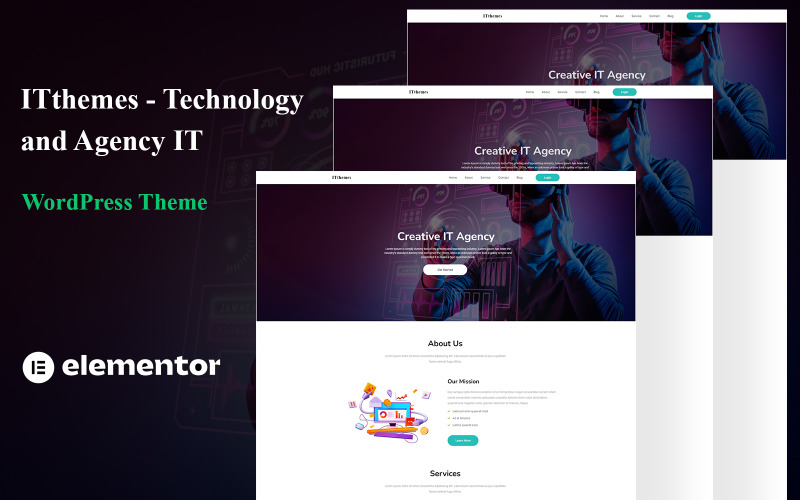 ITthemes - Teknoloji ve Ajans BT Tek Sayfa WordPress Teması