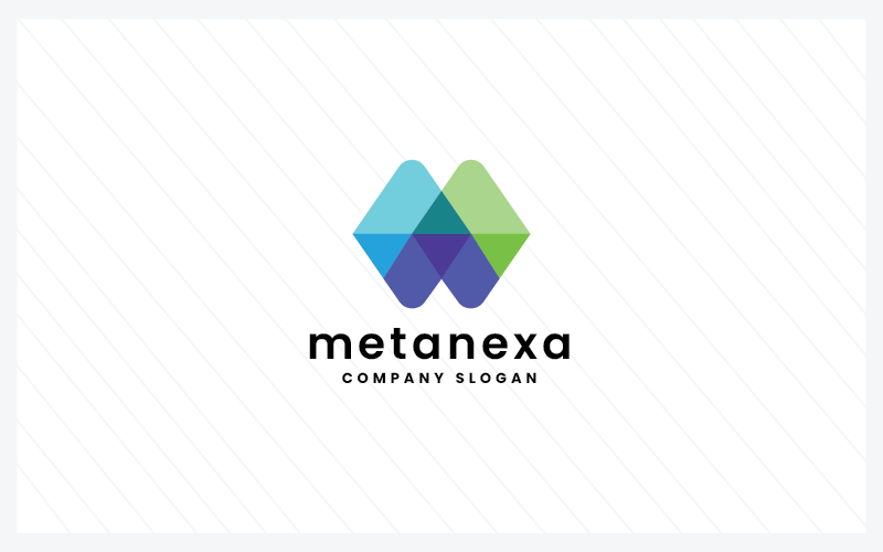 Metanexa Lettera M Pro Logo Modelli