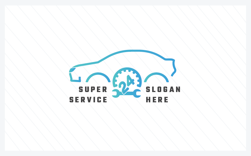 Modelli di logo di Super Auto Services Pro