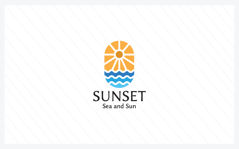 Modelos de logotipo Sunset Pro